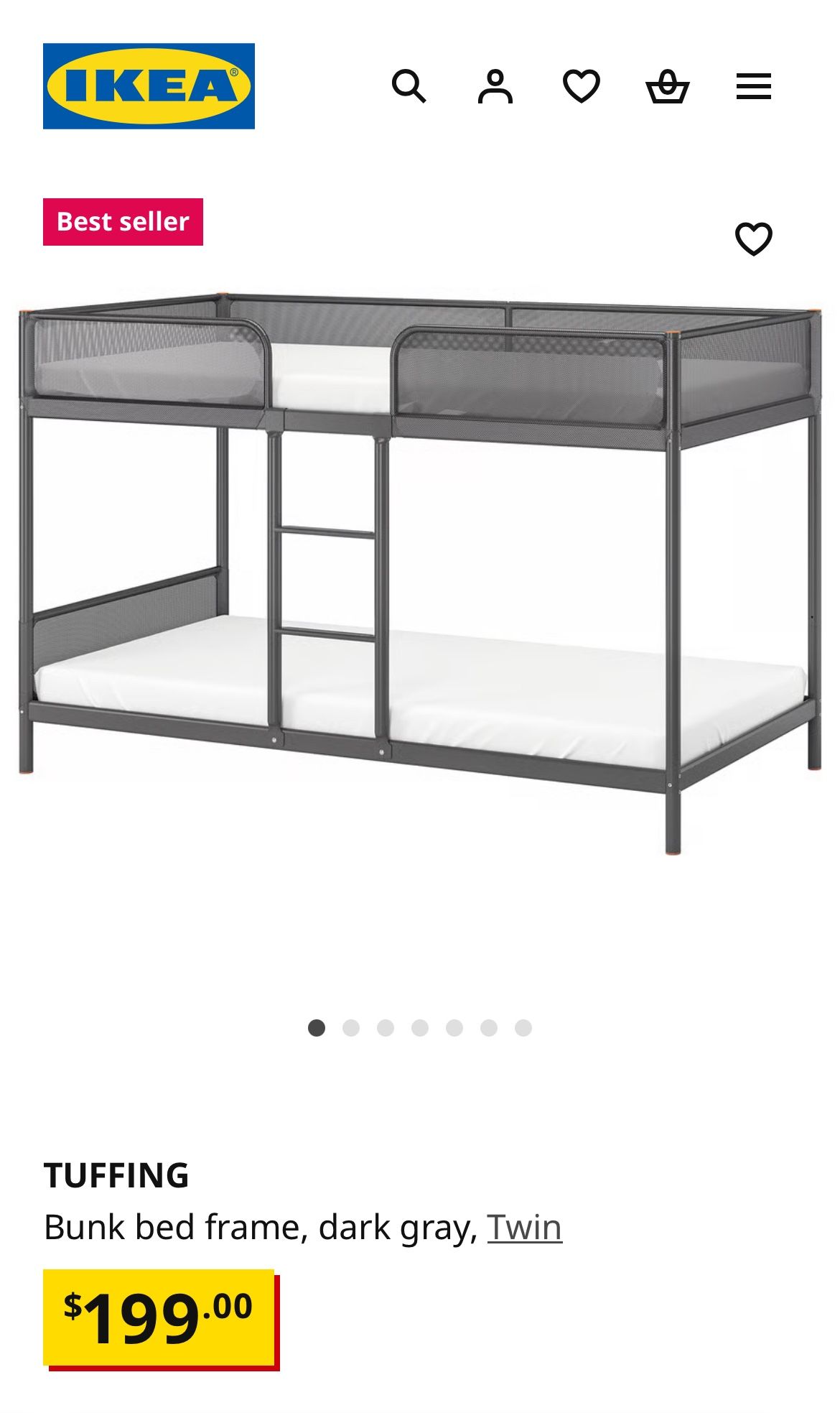 Bunk Bed with Mattress