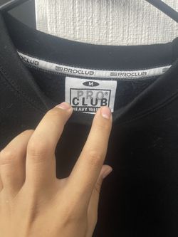 Black Pro Club Heavyweight Crew Neck