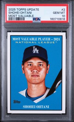 2025 Topps Update Shohei Ohtani MVP
