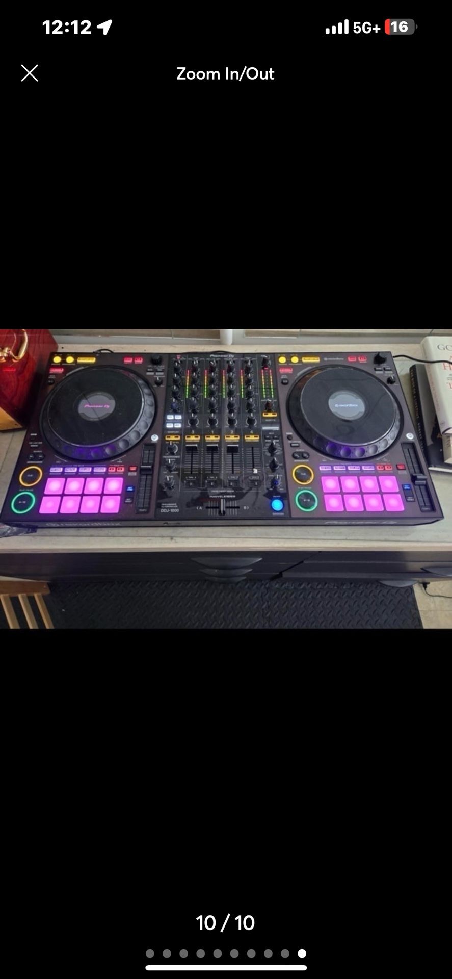 Pioneer DDJ-1000 4-channel performance DJ controller for rekordbox