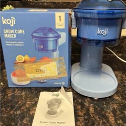 Koji Snow Cone Machine Easy-to-Use Shaved Ice Maker