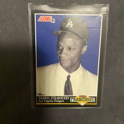 1991 Score The Franchise Darryl Strawberry #864