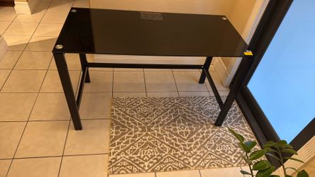 Glass Top Desk