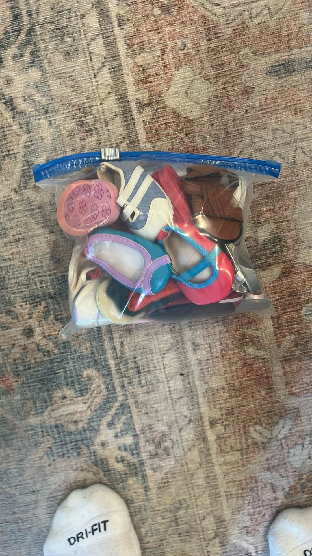 (FULL Bag) Of American Girl Doll Shoes (no Pairs)