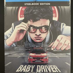 Baby Driver Bluray +Digital Steelbook