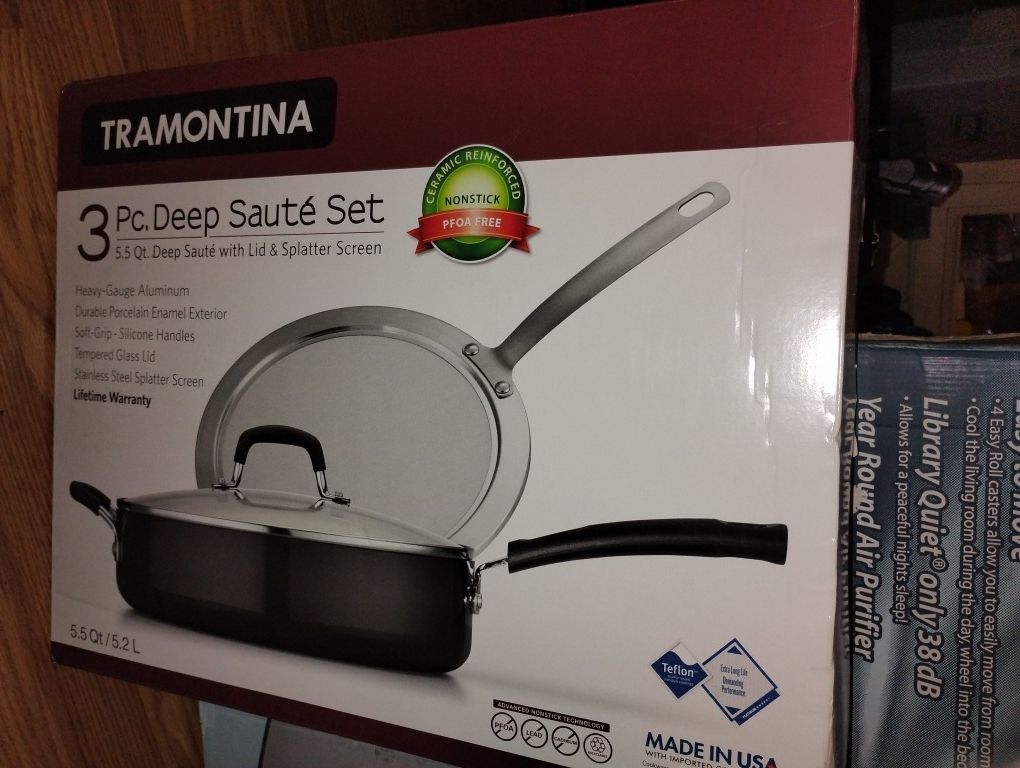 Tramontina 3pcs Deep Saute Set