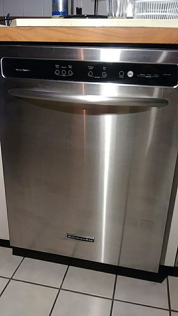 Stainless Steel Dishwasher Kitchenaid Whisper Quiet + for Sale in