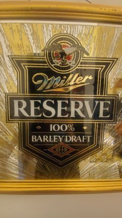 Miller Reserve  Beer Mirror 