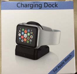 Apple Watch Charging Dock Night Stand Alarm Clock White
