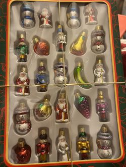 Miniature Glass ornaments 