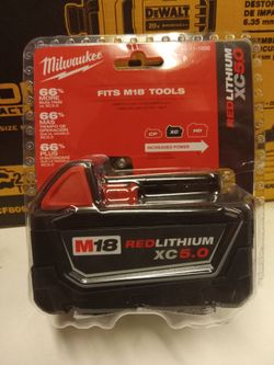 Milwaukee m18 battery 5.0 AH