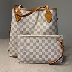 Never Full Medium LV Bag And Wristlet 