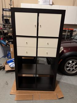 IKEA shelf with drawers