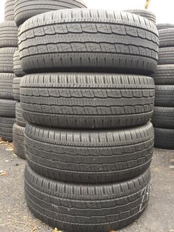 245/60/18 general set of used tires in great condition 70%tread 225$ plus tax for 4. Installation balance and alignment available but not included.