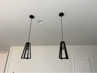 Black pendant lights