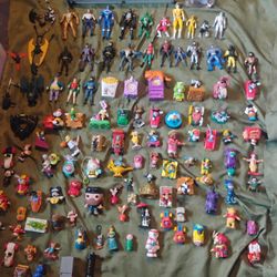 Trade Vintage toys Disney power rangers Batman looney tunes hello Kitty Garfield action figures
