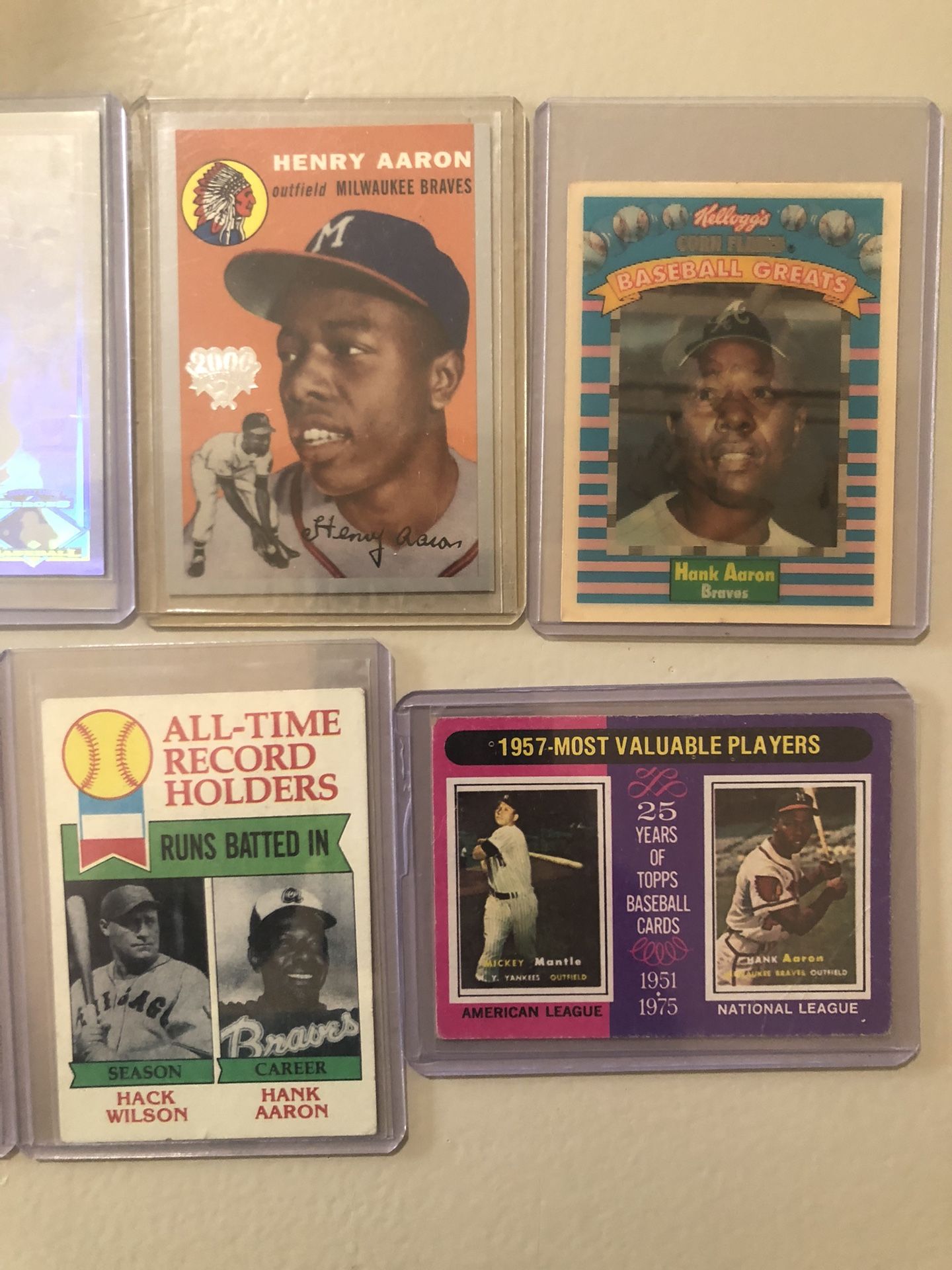 Hank Aaron Baseball Cards