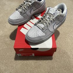 Nike Dunk Low Pure Platinum Wolf Grey - Size 8