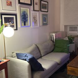 West Elm 70” Gray Sofa – Great Condition