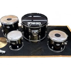 Peace 4-Piece Drum Kit + Kick Pedal - Practice Rig