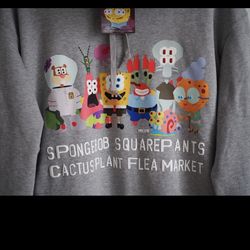 Cactus Plant Flea Market Hoodie Pullover Uniqlo Spongebob Squarepants XL