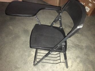 Plastic school desk chair