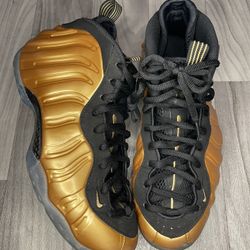 Metallic Gold Nike Foamposites 