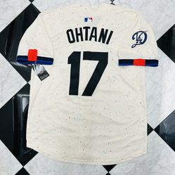 Size Medium & Large Ohtani Jersey Avl