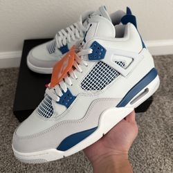 Nike Air Jordan 4 Retro Military/Industrial Blue Men’s Size 11.5 NEW/DS