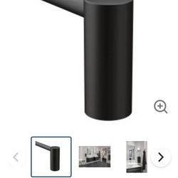 (2) New Moen Towel Bar 24” Matte Black 