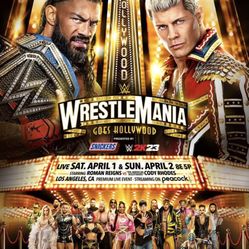 Wrestlemania Night 2 One Ticket 