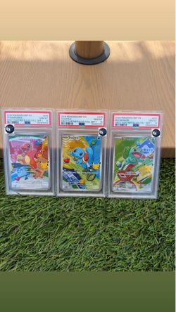 PSA 10 SEQUENTIAL Kanto Set Charmander 38 Squirtle 39 Bulbasaur 37 First Partner