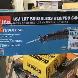 Makita 18V LXT Lithium-lon Brushless Cordless Variable Speed Reciprocating Saw (Tool-Only)