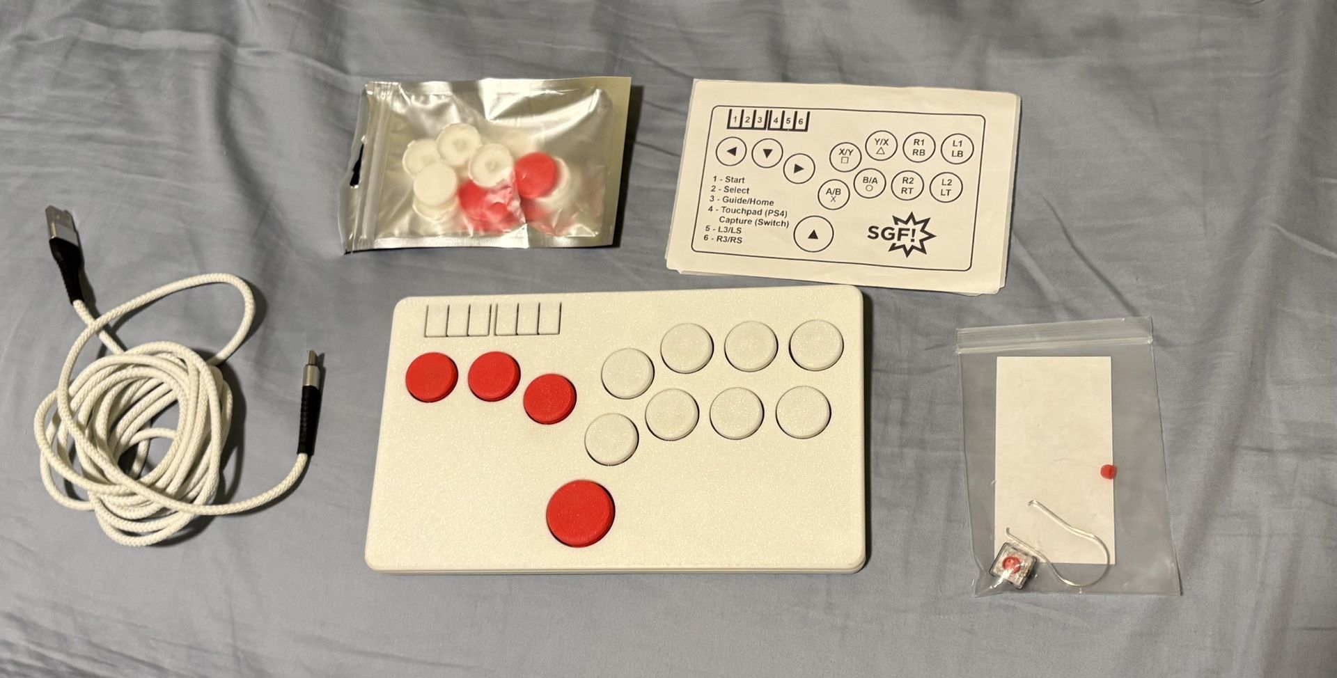 leverless Hitbox Arcade Stick SGF Bridget 