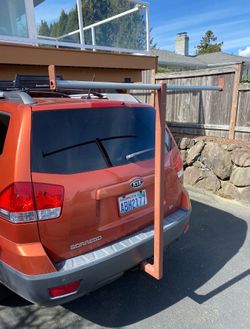 Hitch Extension for Roof Rack