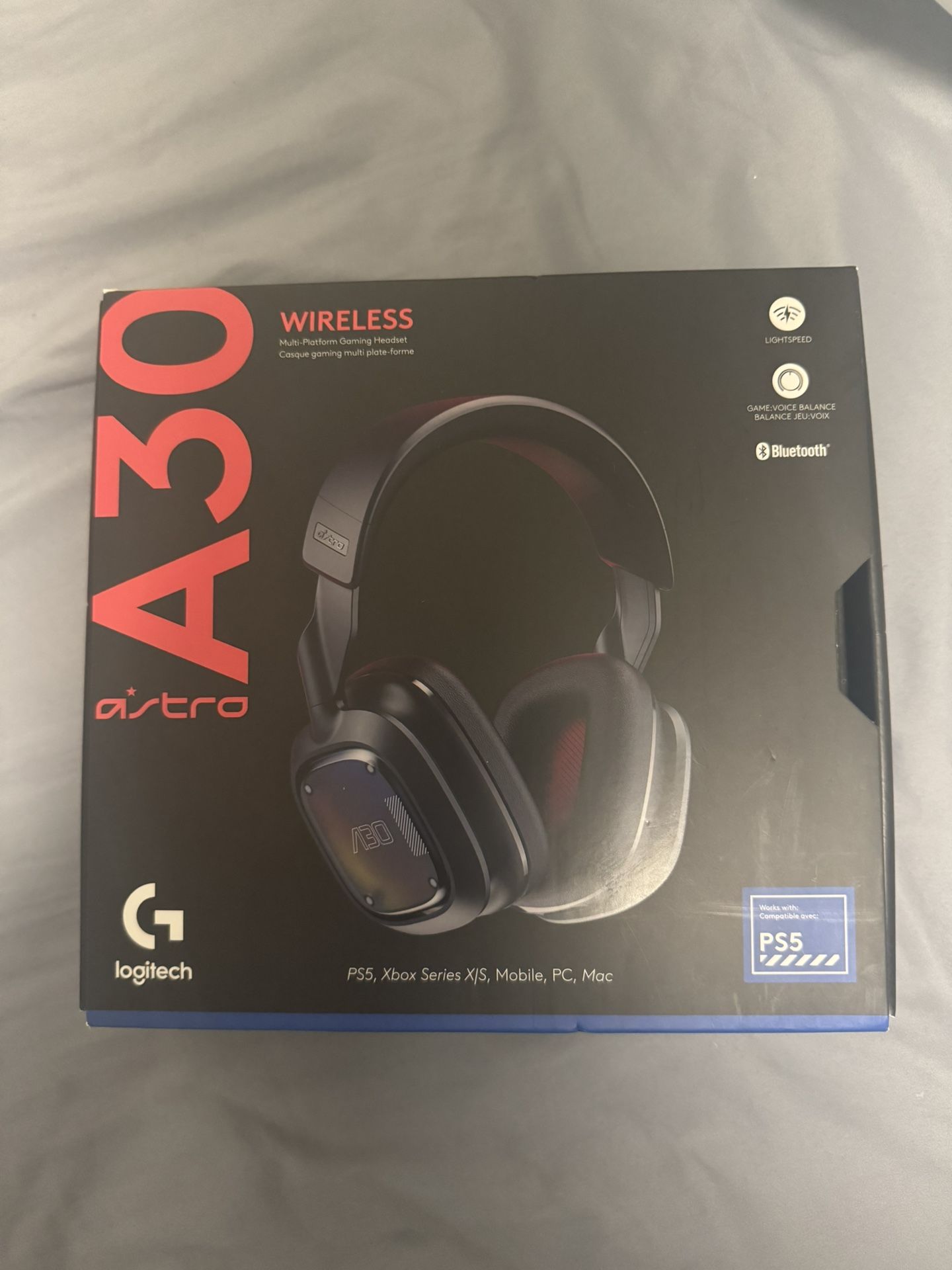ASTRO A30 WIRELESS GAMING HEADSET NEW OPEN BOX 
