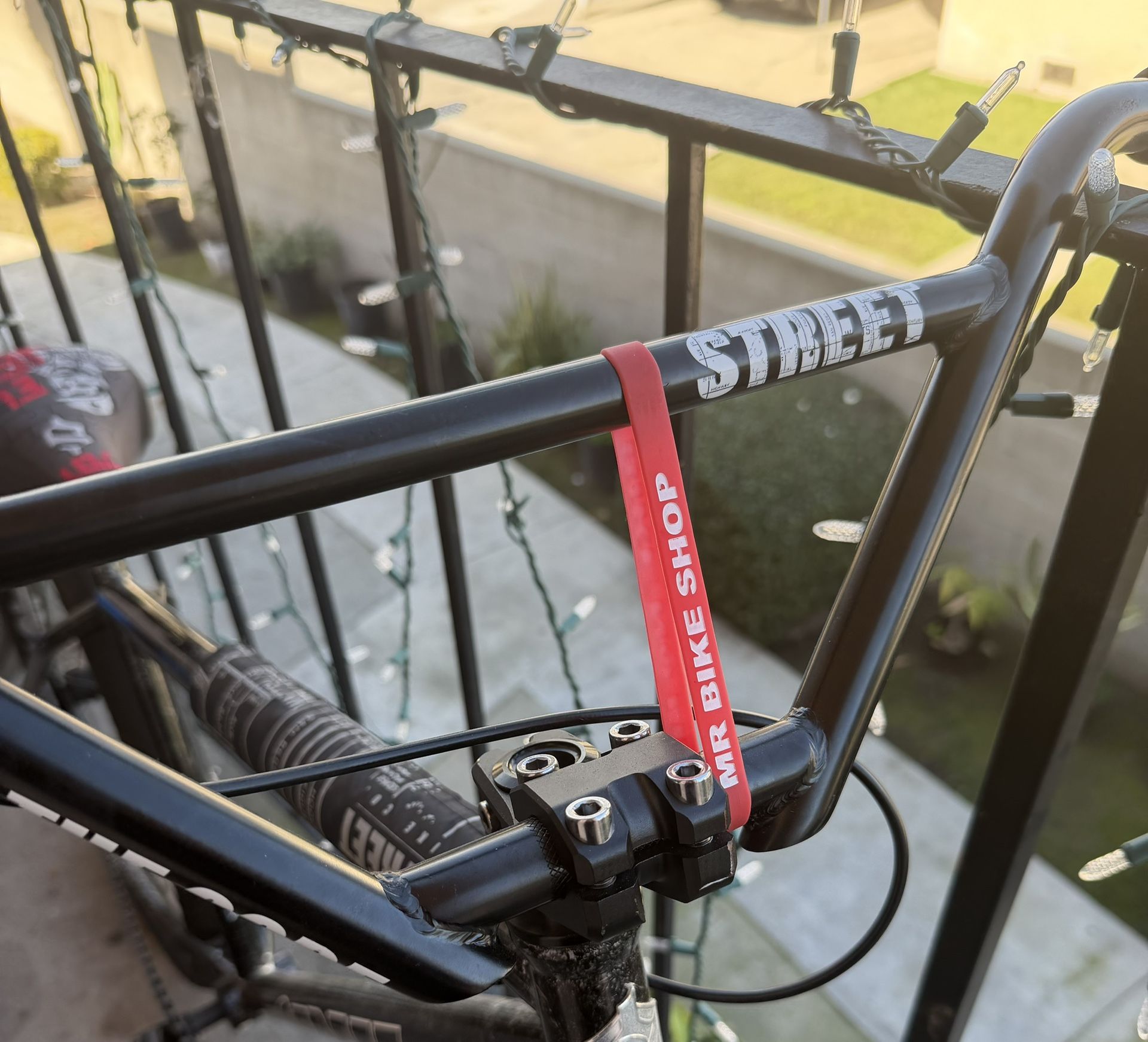 Black Street Code Hand Bars