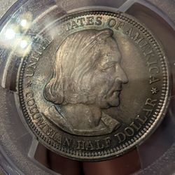1892 Columbian Exposition Commermative Half Dollar PCGS MS62