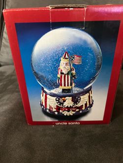 Vintage Never Used  Uncle Sam Musical Globe $18