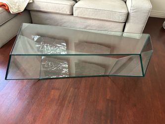 Geometrical Glass Coffee Table