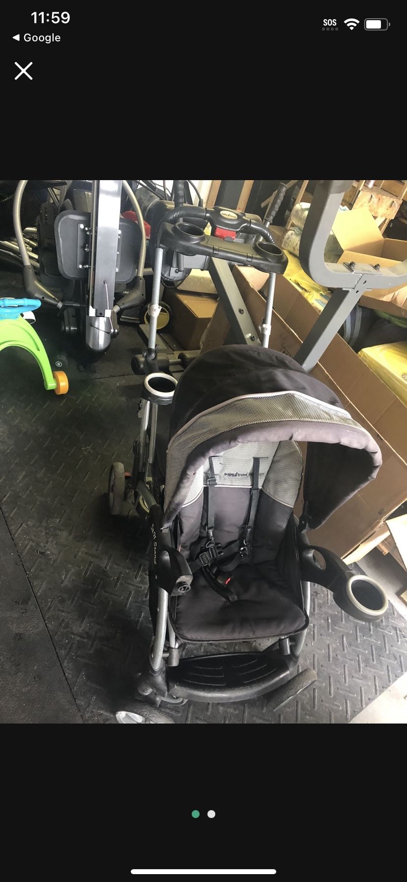 Double Stroller Baby Trend Sit N Stand