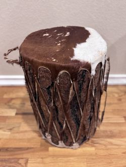 Indian Ceremonial Tree Trunk Drum
