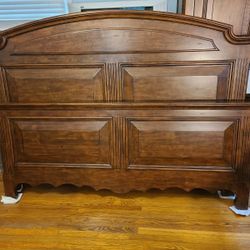 Solid Wood California King Bed Frame