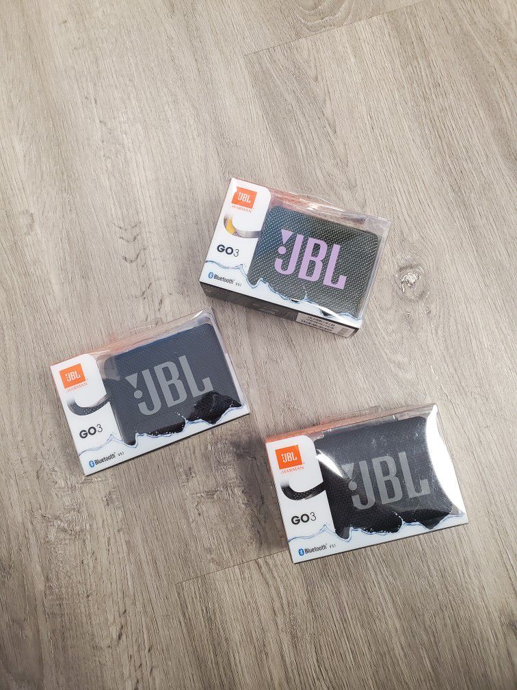 JBL Go 3 Speaker - $1 Down Today Only