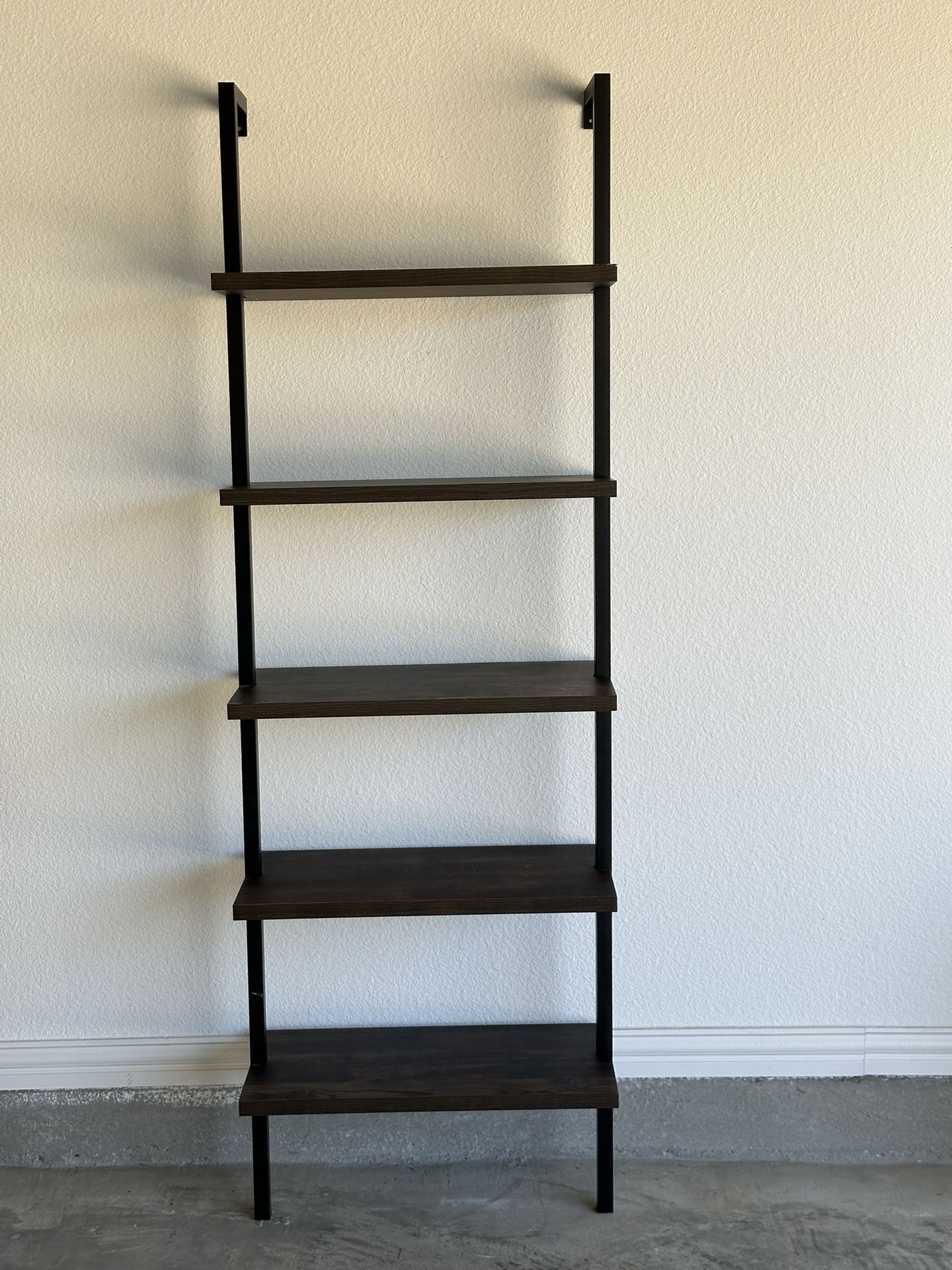 Nathan James Theo 5-Shelf Wood Modern Bookcase 