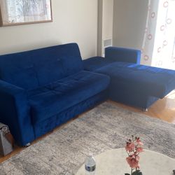 L shape sofa ,sleeper with storage