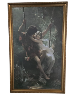 Cuadro Grande Enmarcado "Springtime" (39" x 52") - Pierre-Auguste Cot