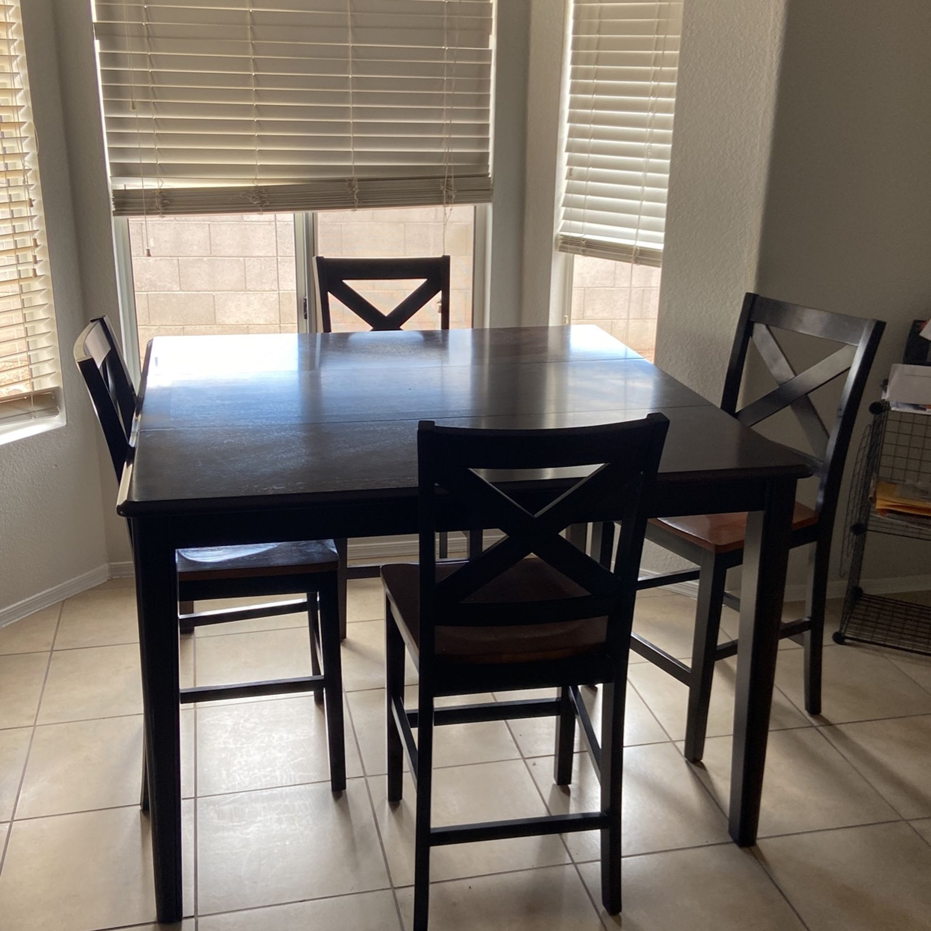 Pub Style Table With Matching Behind The Couch Table