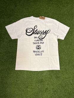 White World Tour Stussy Tee