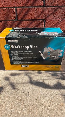 New vintage  4”1/2 Columbian By Wilton Workshop Bench Vise Swivel Base